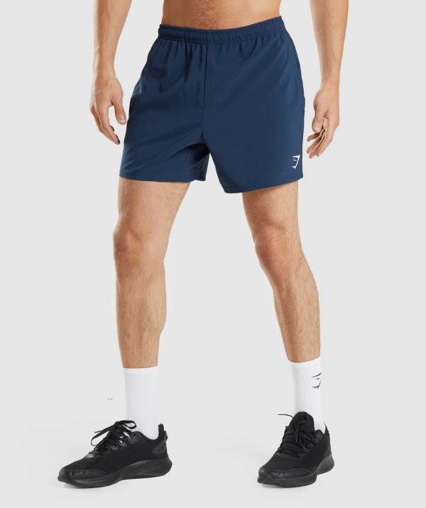 Panske Šortky Gymshark Arrival 5" Námornícka Modrá | VT2459671